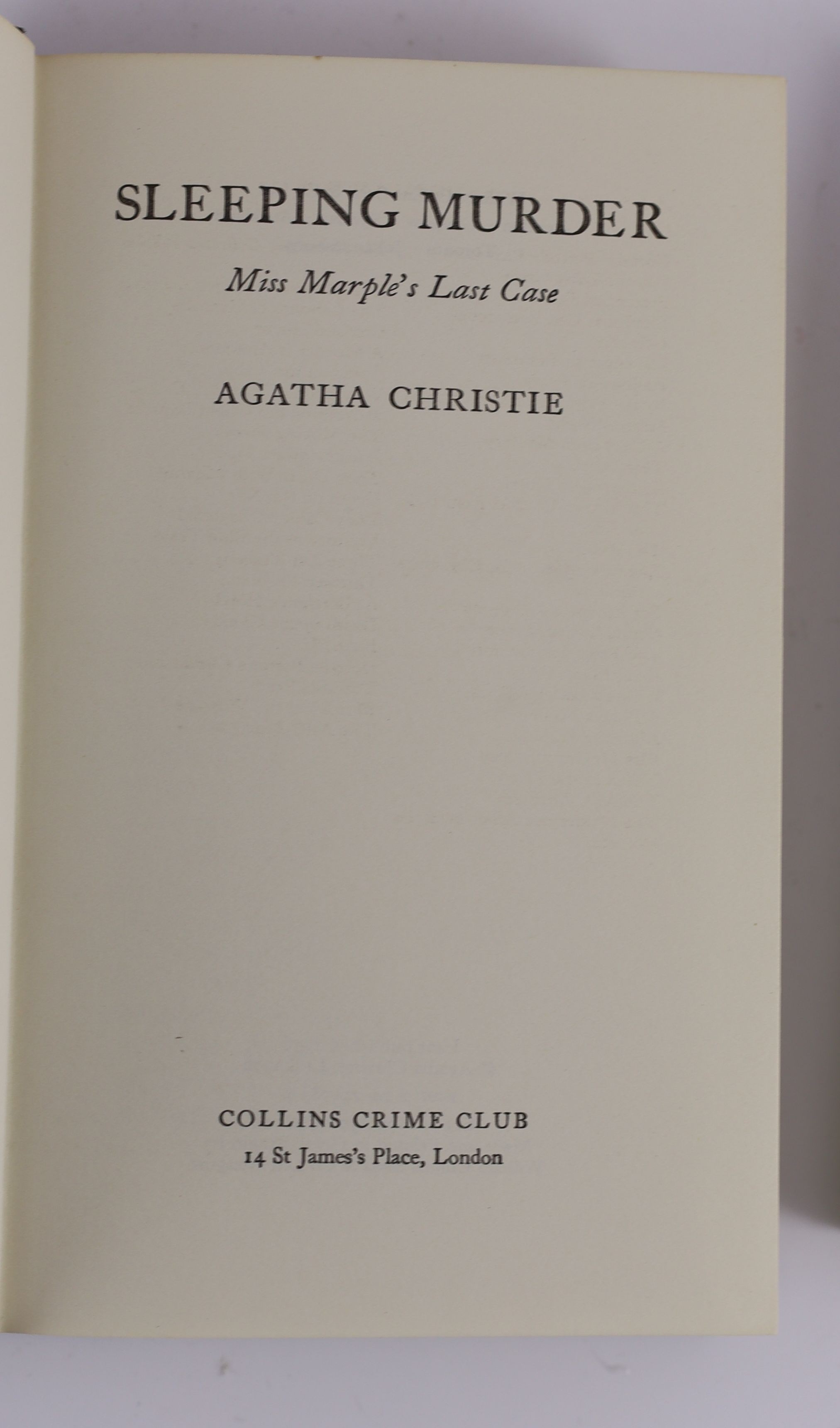 Christie, Agatha - Two works - Elephants Can Remember, 1st edition